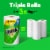 Bounty Paper Towels Select-A-Size White, 6 Triple Rolls, 123 Sheets Per Roll Perspective: left