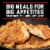 Banquet Mega Meal Boneless Fried Chicken Frozen Meal Perspective: left