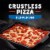 Banquet Mega Crustless Pepperoni Pizza Frozen Meal Perspective: left