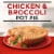 Banquet Chicken And Broccoli Deep Dish Pot Pie Frozen Meal Perspective: left