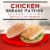Banquet Chicken Breast Patties Frozen Chicken Perspective: left