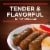 Banquet Brown 'n Serve Turkey Sausage Frozen Meat Perspective: left