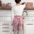 Now Designs Red Stripe Unisex Kitchen Apron with Adjustable Strap Perspective: left