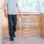 Evenflo Expansion Walk-Thru Room Divider Baby Gate - Natural Perspective: left