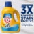ARM & HAMMER Plus OxiClean Fresh Scent Liquid Laundry Detergent Perspective: left
