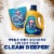 ARM & HAMMER Deep Clean Stain Formula Sparkling Clean Liquid Laundry Detergent Perspective: left