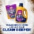 ARM & HAMMER Deep Clean Odor Formula Radiant Burst Scent Liquid Laundry Detergent Perspective: left