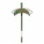 Yard Butler Free Standing Hose Hanger - Green Perspective: left