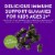 Nature’s Way Sambucus Immune for Kids Elderberry with Vitamin C and Zinc Gummies Perspective: left