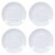 BIA Cordon Bleu Debossed Wine Coupe Plate Gift Boxed Set Perspective: left