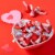 Hershey's Kisses Valentine's Milk Chocolates Family Bag Perspective: left