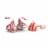 HERSHEY'S KISSES Candy Cane Flavored Christmas Candy Bag Perspective: left
