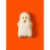 REESE'S White Creme Peanut Butter Snack Size White Ghosts Halloween Candy Bag Perspective: left