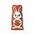 REESE'S Milk Chocolate Peanut Butter Creme Easter Bunny Candy Perspective: left