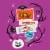 Hershey's Assorted Pumpkin Bowl Miniatures Candy Halloween Assortment Perspective: left
