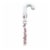 HERSHEY'S KISSES Candy Cane Flavored Christmas Candy Plastic Cane Perspective: left