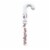 HERSHEY'S KISSES Candy Cane Flavored Christmas Candy Plastic Cane Perspective: left