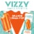 Vizzy Orange Cream Pop Gluten Free Hard Seltzer Perspective: left