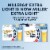 Miller Extra Light Low Calorie Beer Perspective: left