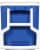 Igloo Wheeled Cooler - Blue Perspective: left