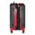 Olympia Apache Expandable Carry On 4 Wheel Spinner Luggage Suitcase - Red Perspective: left