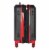 Olympia Apache Expandable Carry On 4 Wheel Spinner Luggage Suitcase - Red Perspective: left