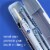 Colgate Hum Connected Smart Battery Blue Toothbrush Starter Kit Perspective: left