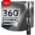 Colgate® 360® Charcoal Soft Sonic Powered Battery Toothbrush Perspective: left