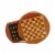 Wordlwise Magnetic Round Wood Inlaid Chess Set Perspective: left