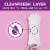 Poise Daily Incontinence Panty Liners Two Drop Very Light Regular Pantiliners Perspective: left