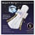 U by Kotex AllNighter Ultra Thin Extra Heavy Flow Unscented Overnight Pads with Wings Perspective: left