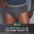 Depend Real Fit Incontinence Underwear Disposable Maximum L/XL Black and Grey Underwear Perspective: left