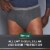 Depend Real Fit Incontinence Underwear Disposable Maximum L/XL Black and Grey Underwear Perspective: left