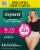 Depend® Incontinence Underwear for Women Max Absorbency Extra Large Blush Perspective: left