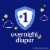Huggies Overnites Nighttime Baby Diapers Size 5 Perspective: left