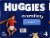Huggies OverNites Baby Diapers, Size 4 (22-37 lbs) Perspective: left