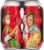 Danimals® Smoothie Swingin' Strawberry Banana & Rockin' Raspberry Yogurt Smoothies Multipack Perspective: left