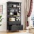 Tribesigns 2-Drawer File Cabinet Vertical Filling Cabinet with Storage Shelves Perspective: left