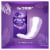 Always® Xtra Protection Anti-Bunch Regular Daily Liners Perspective: left