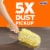 Swiffer Duster Multi-Surface Pet Heavy Duty Refills with Febreze Odor Defense Perspective: left