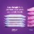 Always Discreet Incontinence and Postpartum Moderate Long Size 4 Pads Perspective: left