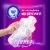 Always Radiant Size 4 with Wings Overnight Absorbency Scented Pads Perspective: left