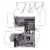 Singer 14HD854 120V Heavy Duty 2 to 4 Thread Stitch Serger Sewing Machine, Gray Perspective: left