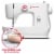 Singer MX60 Sewing Machine with 57 Stitch Applications and Accessories, White Perspective: left