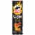 Pringles Scorchin' Cheddar Potato Crisps Chips Perspective: left