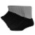 Hanes Mens/Boys Low-Cut Socks - Black Perspective: left