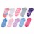 Hanes® Ultimate Girls No Show Socks - 6-7.5 / Assorted Perspective: left