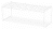 Whitmor Long Stacking Shelf - White Perspective: left