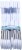 Whitmor Slim Sure-Grip® Plastic Hangers - White/Gray Perspective: left