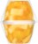 Dole® Pineapple Peach & Mango in Lightly Sweetened Coconut Water Fruit Cups Perspective: left